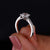 lab created diamond wedding ring