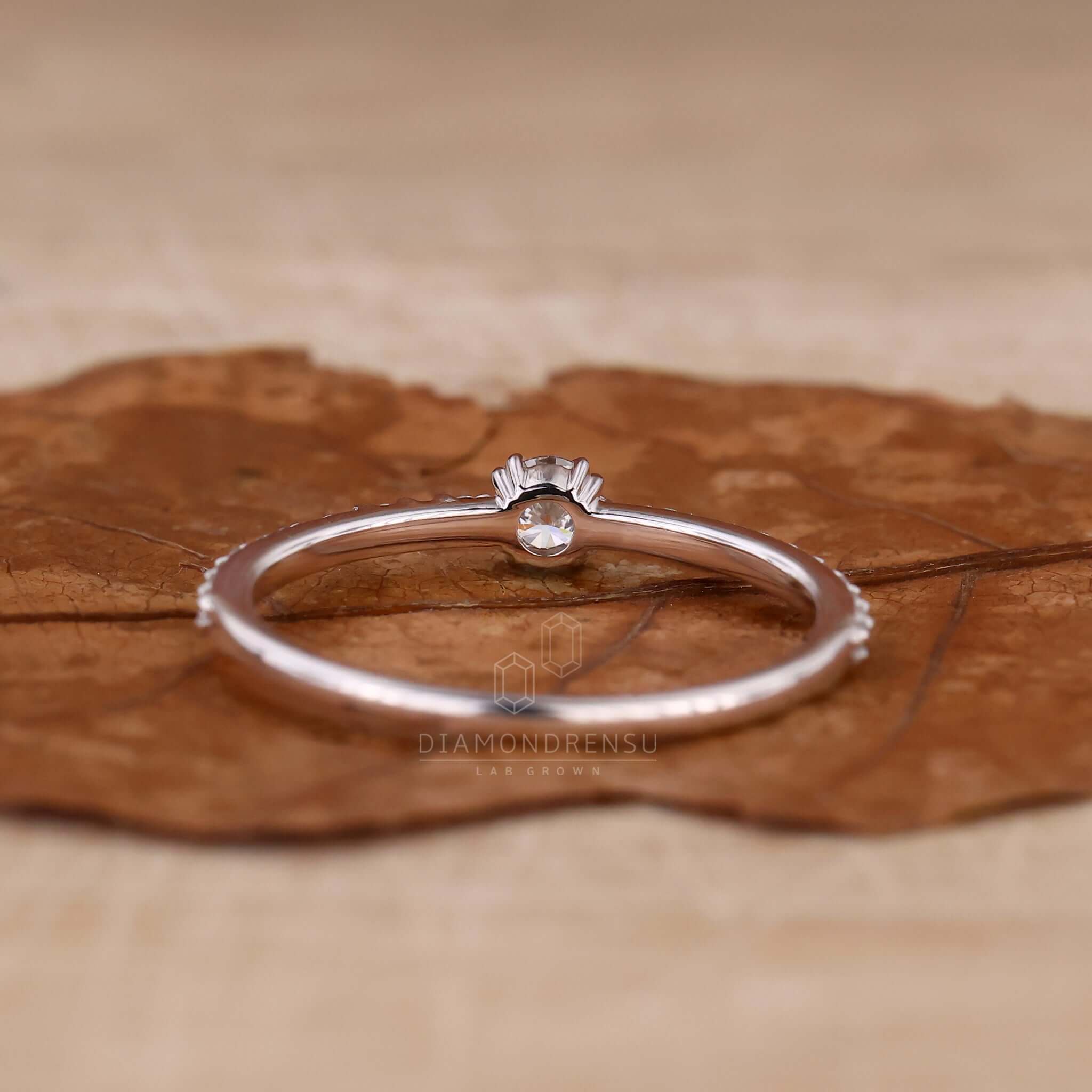 certified diamond engagement ring