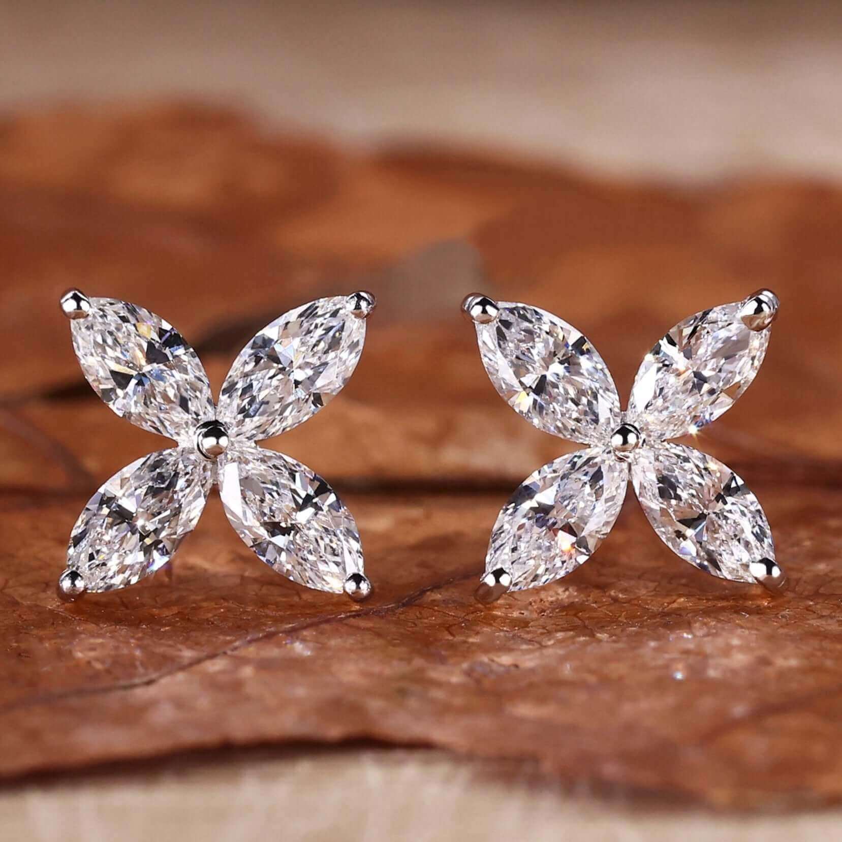 diamond stud earrings