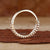 Eco-friendly lab-grown diamond eternity band, combining sustainability with sophisticated sparkle