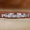 pear cut diamond band