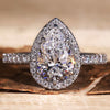 pear diamond ring