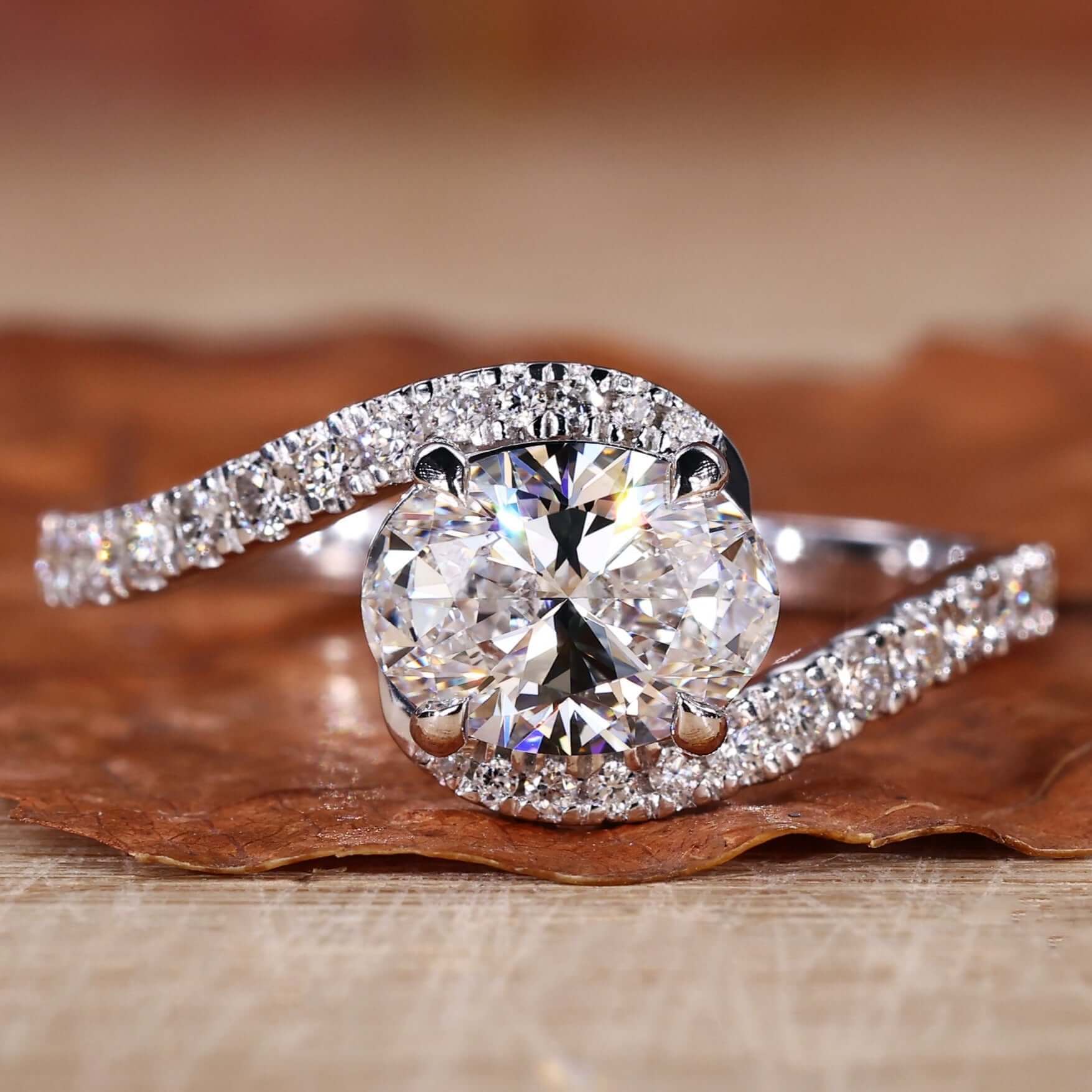 oval engagement ring