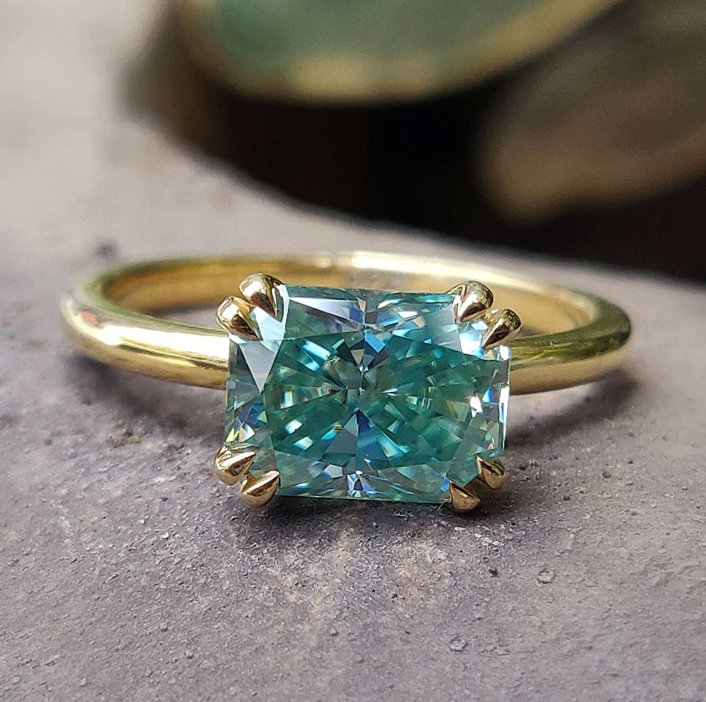 moissanite ring