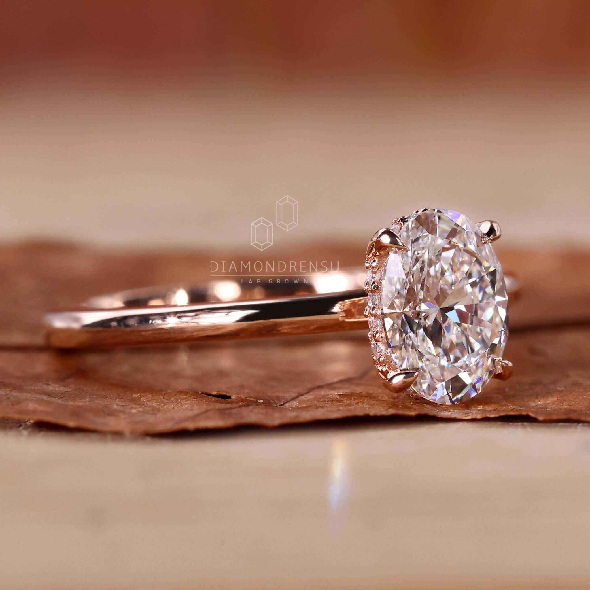 oval engagement ring