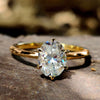 oval moissanite ring - diamondrensu