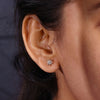 diamond stud earrings