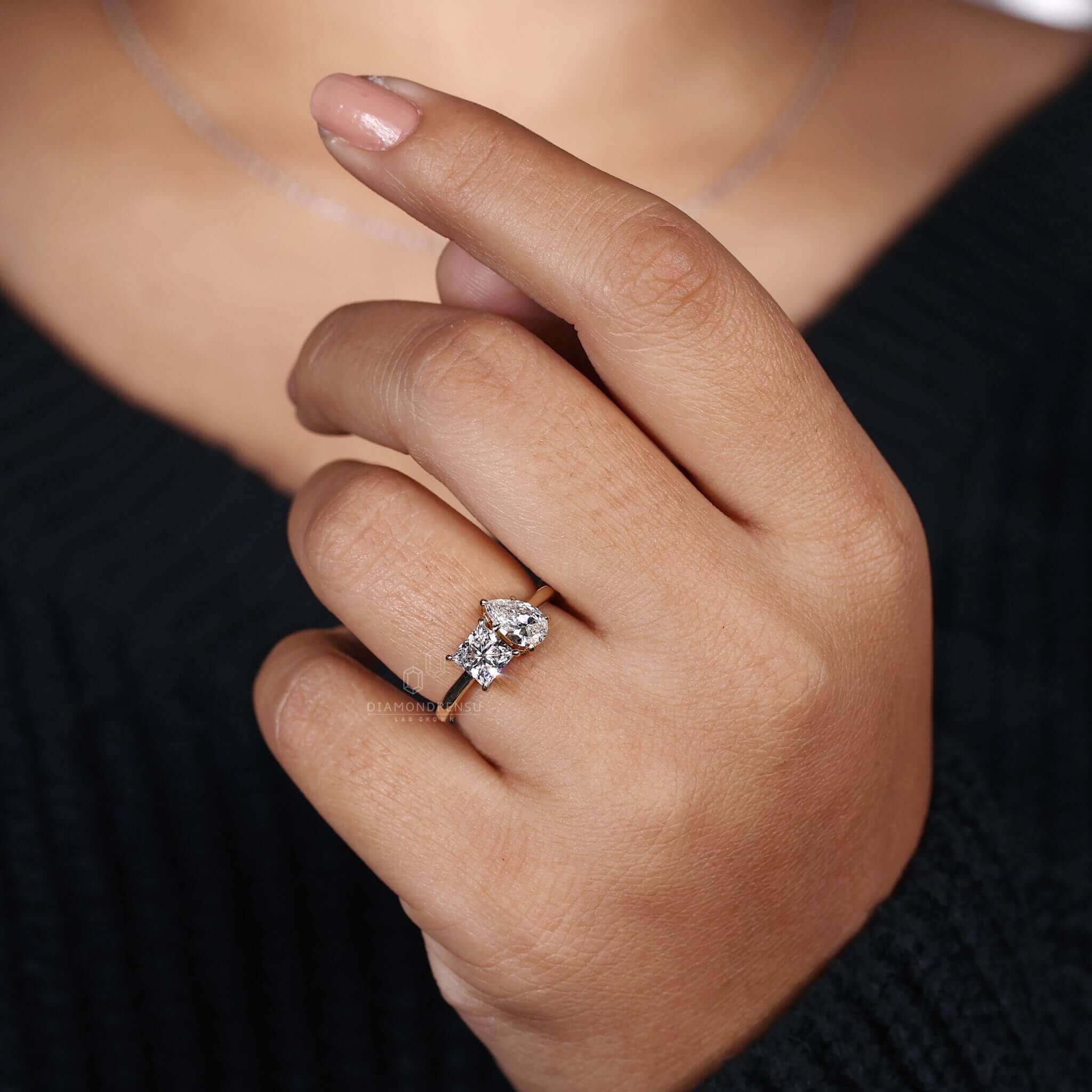 lab grown diamond ring