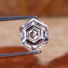 hexagon step cut diamond