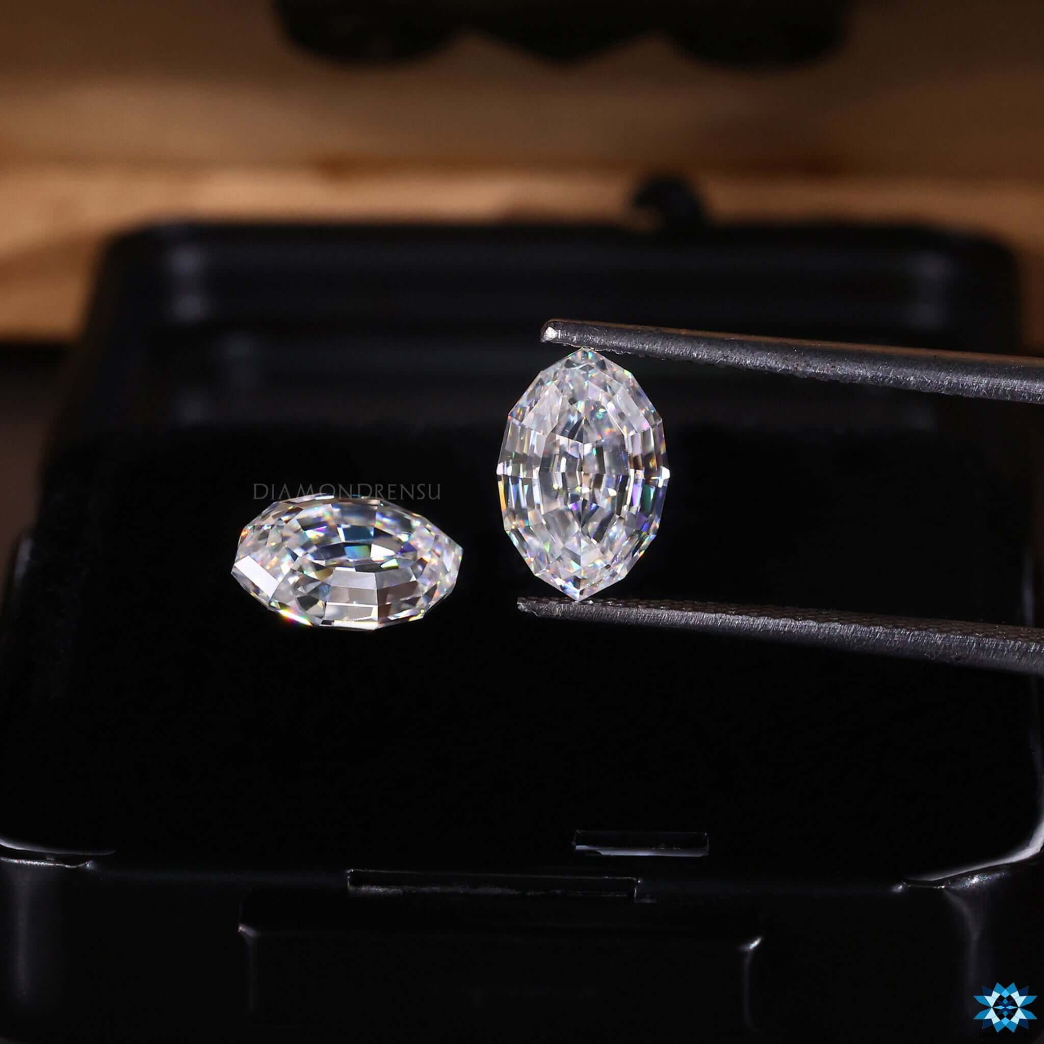 moissanite pair