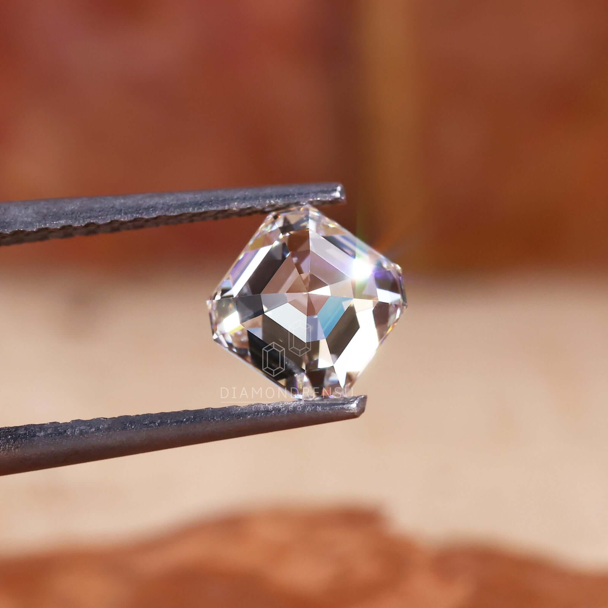 asscher lab grown diamond