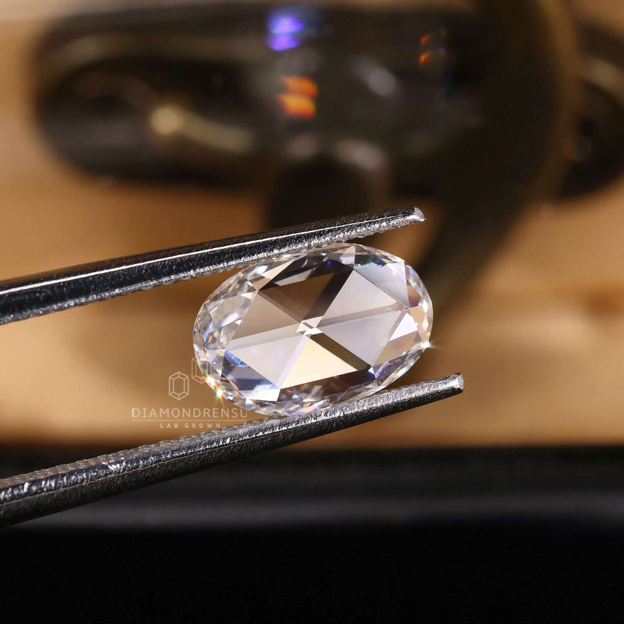 oval rose cut diamond