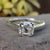 solitaire moissanite engagement ring - diamondrensu