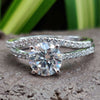 moissanite ring