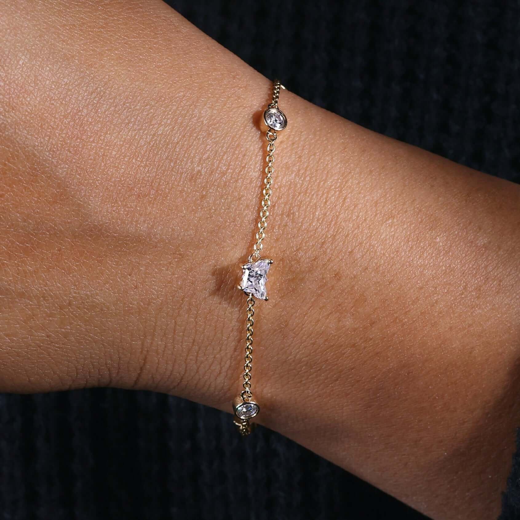 moissanite bracelet