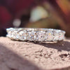 cushion oec moissanite band - diamondrensu