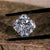 cushion cut diamond engagement ring