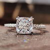 moissanite engagement ring - diamondrensu