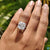 affordable moissanite engagement ring