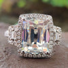 cushion moissanite ring - diamondrensu