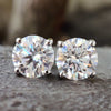 moissanite wedding earrings - diamondrensu