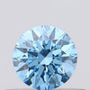 Round 0.27 Fancy Vivid  Blue VVS2