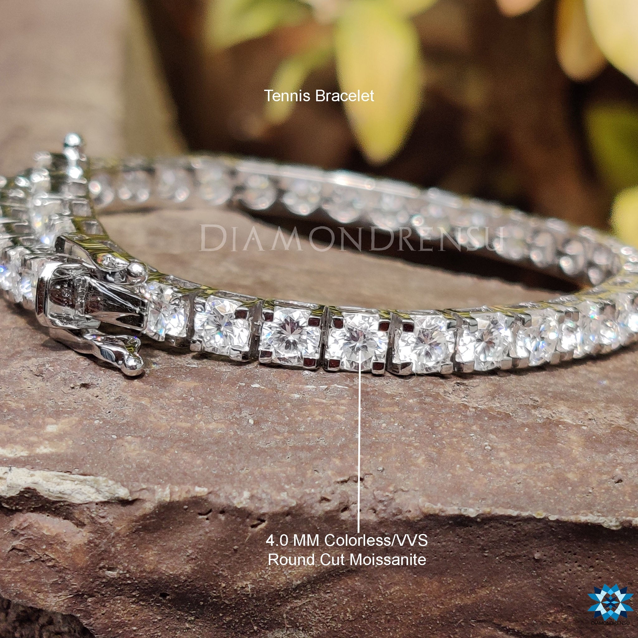 tennis moissanite bracelet