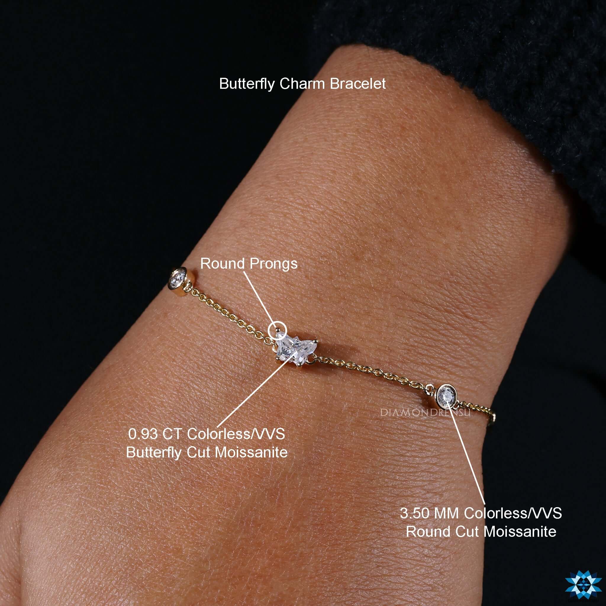 moissanite wedding bracelets