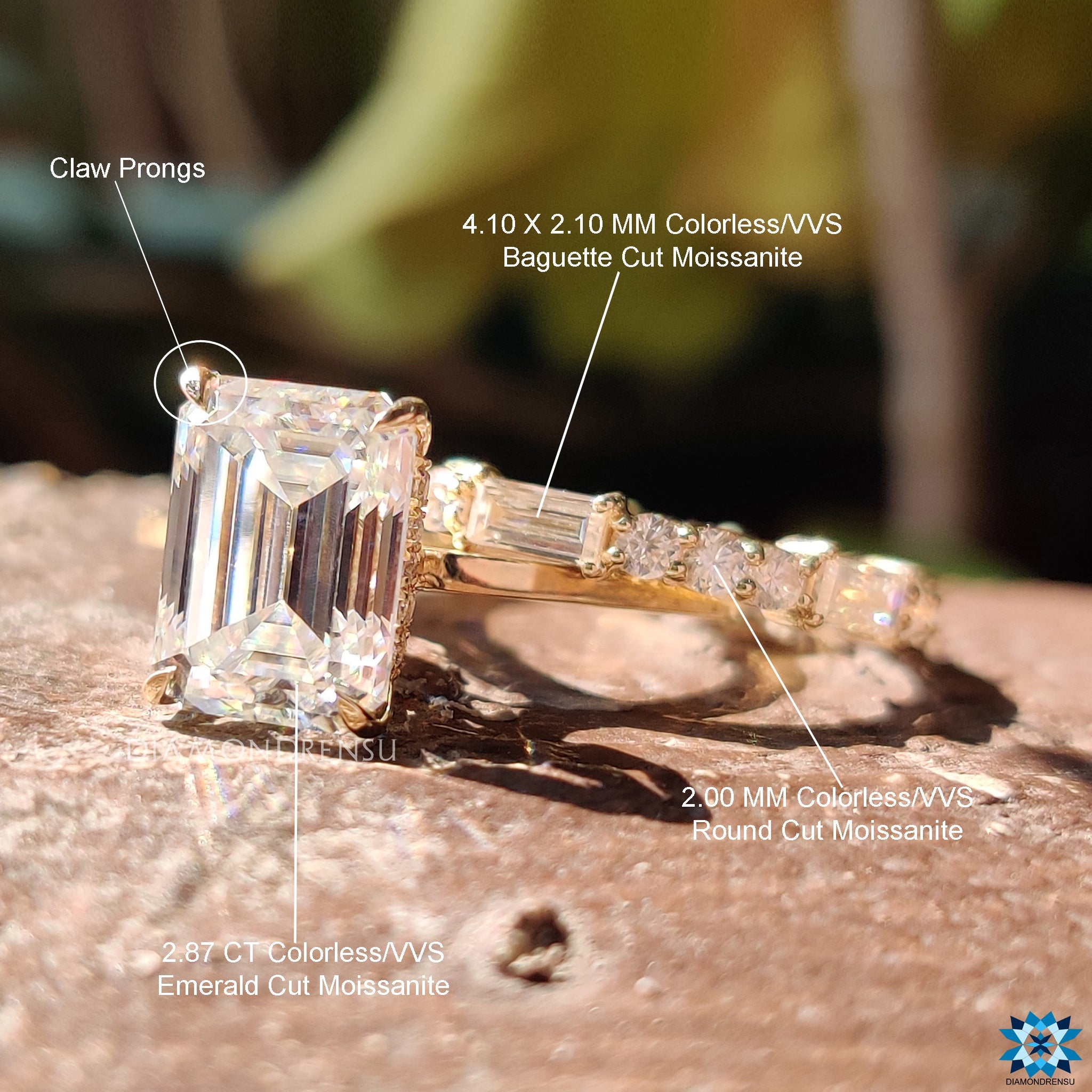 affordable moissanite engagement rings - diamondrensu