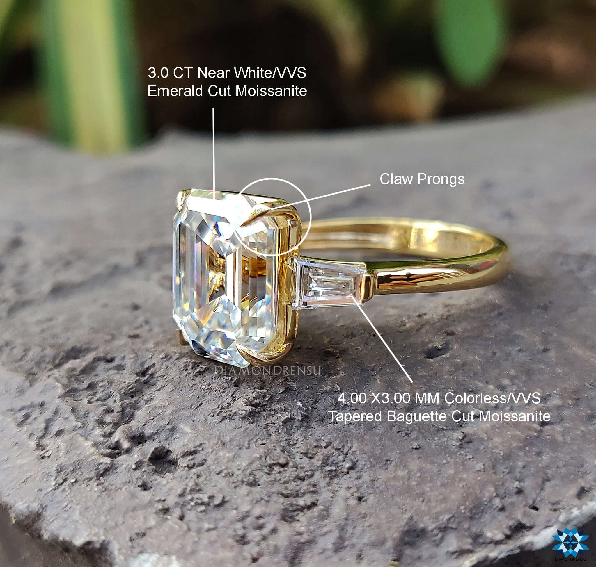 moissanite rings - diamondrensu