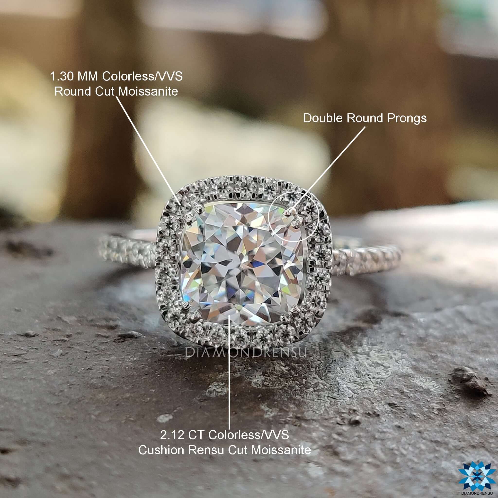 cathedral set engagement ring - diamondrensu