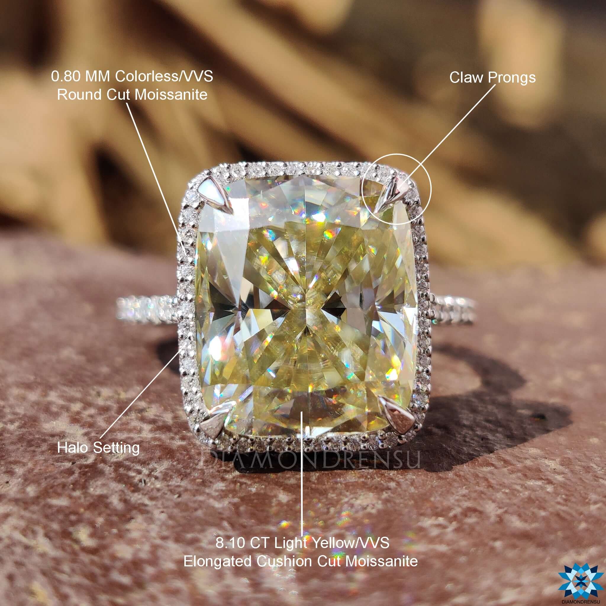 best moissanite engagement rings - diamondrensu