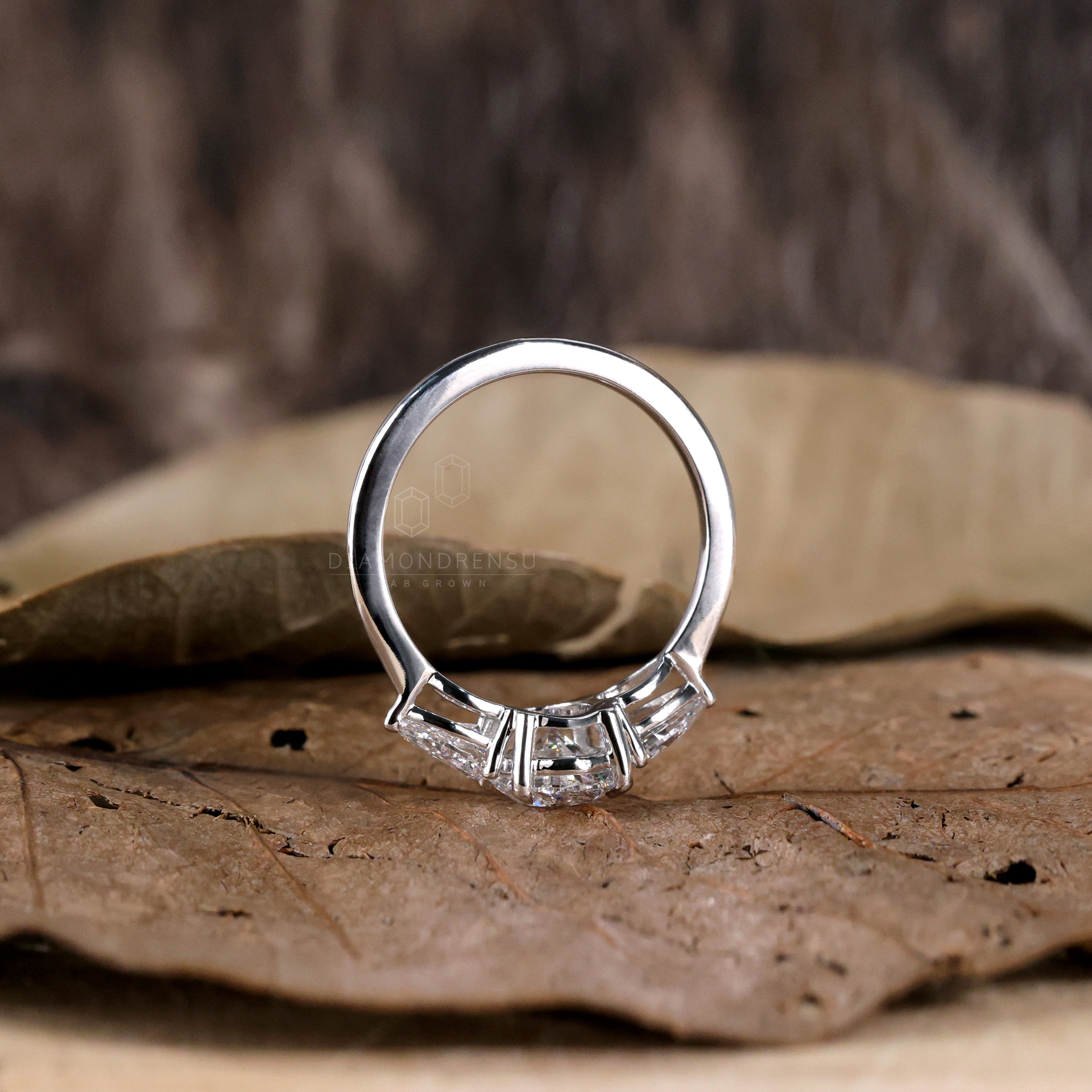 lab created diamond engagement ring - diamondrensu