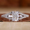 radiant cut engagement ring