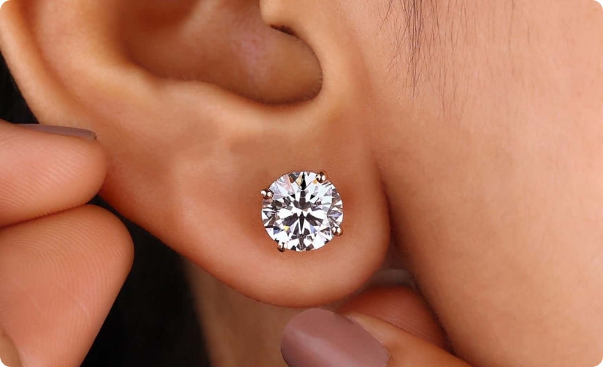 Lab Grown Diamond Earrings