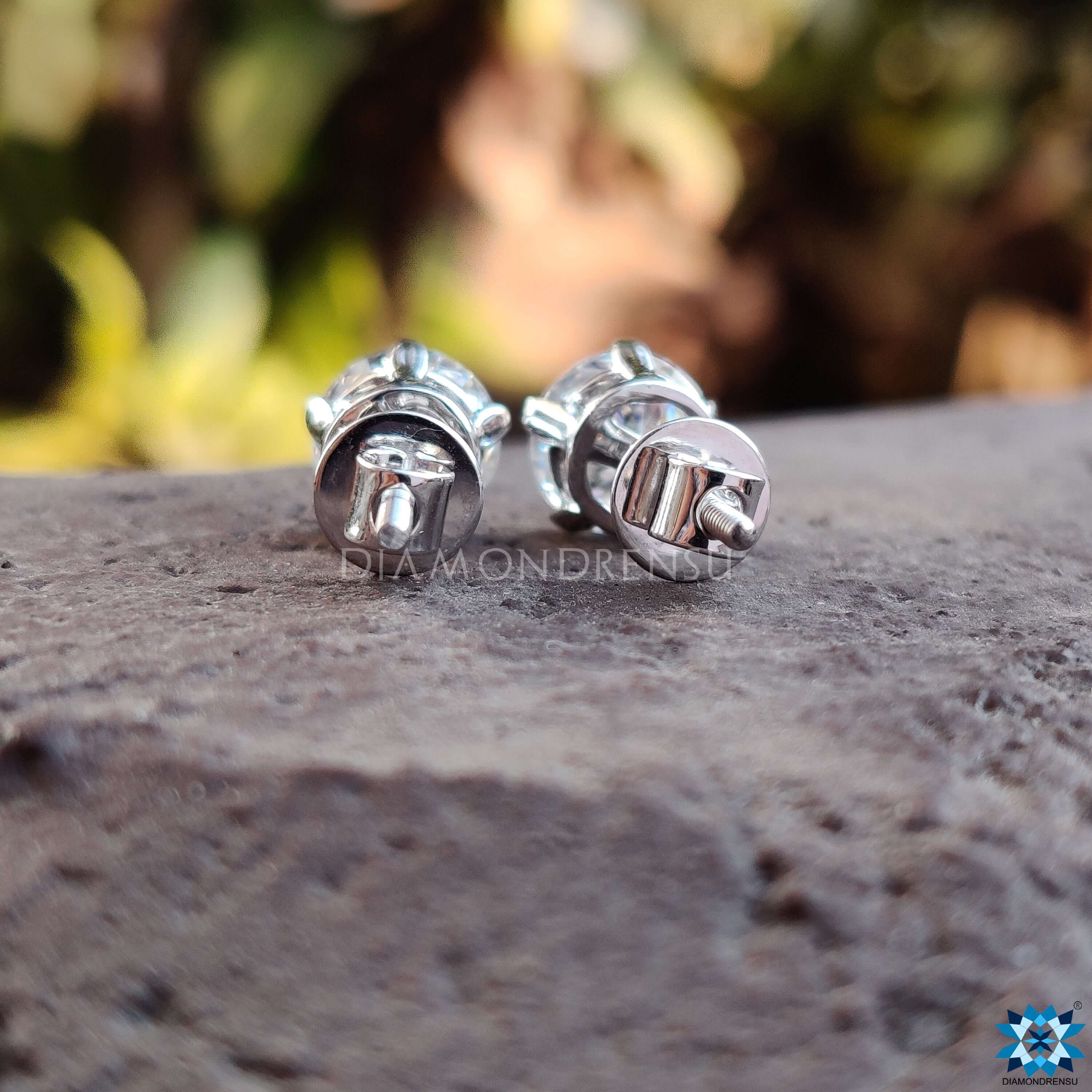 moissanite studs