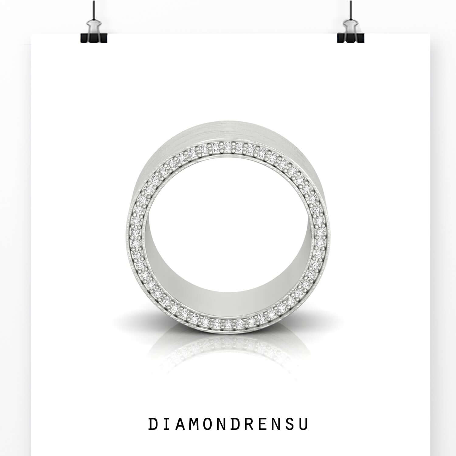 unique mens wedding bands - diamondrensu