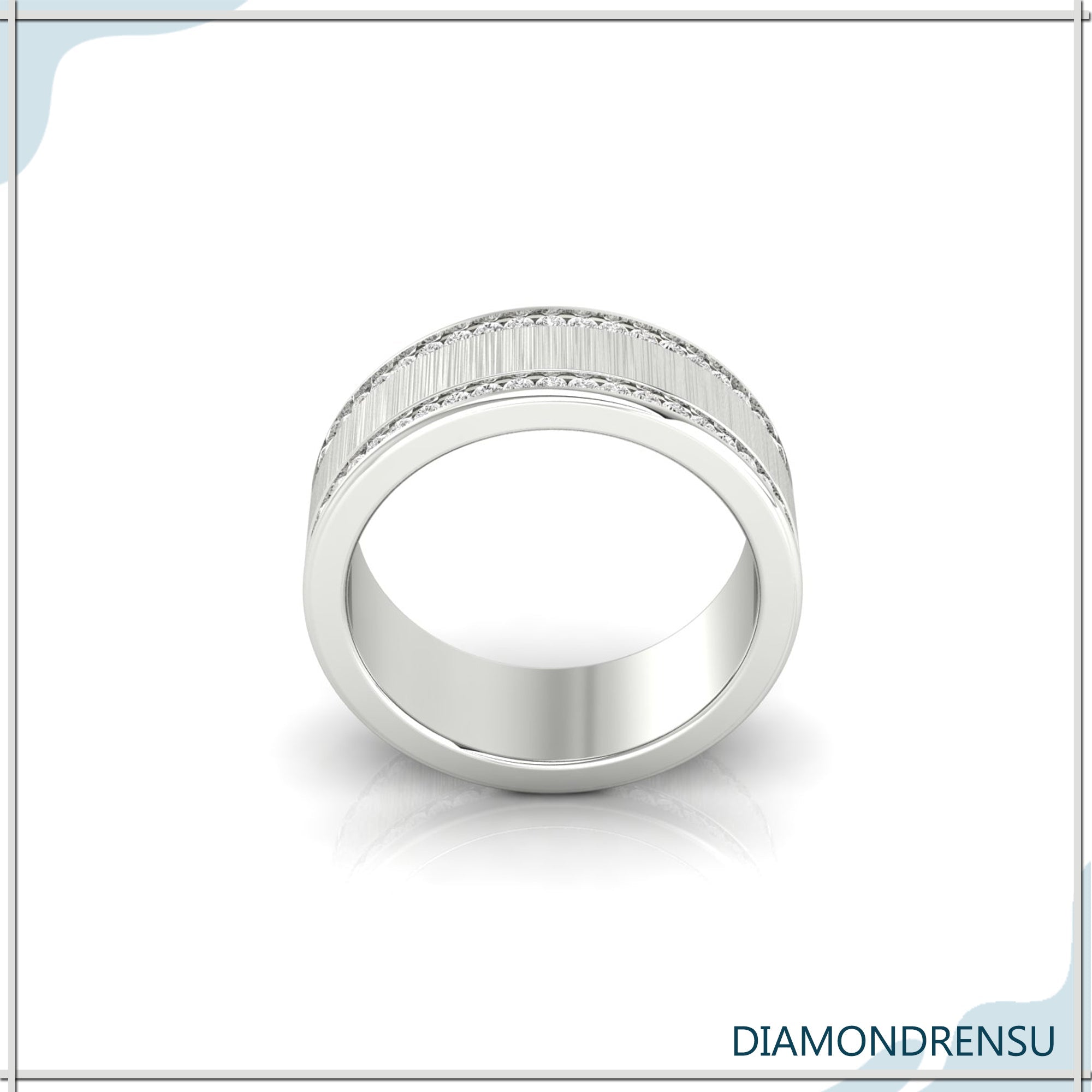 mens moissanite rings - diamondrensu