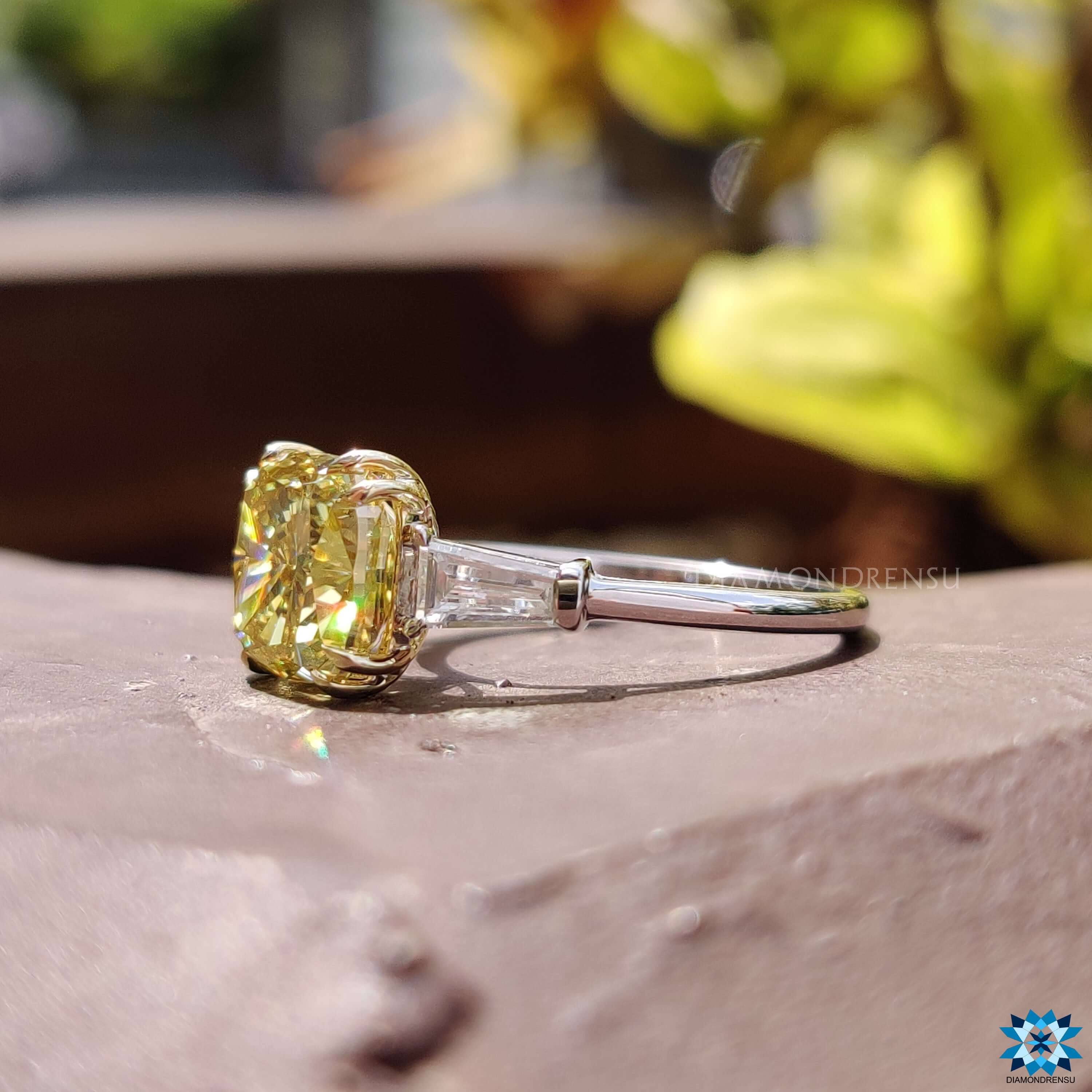 affordable moissanite engagement ring - diamondrensu