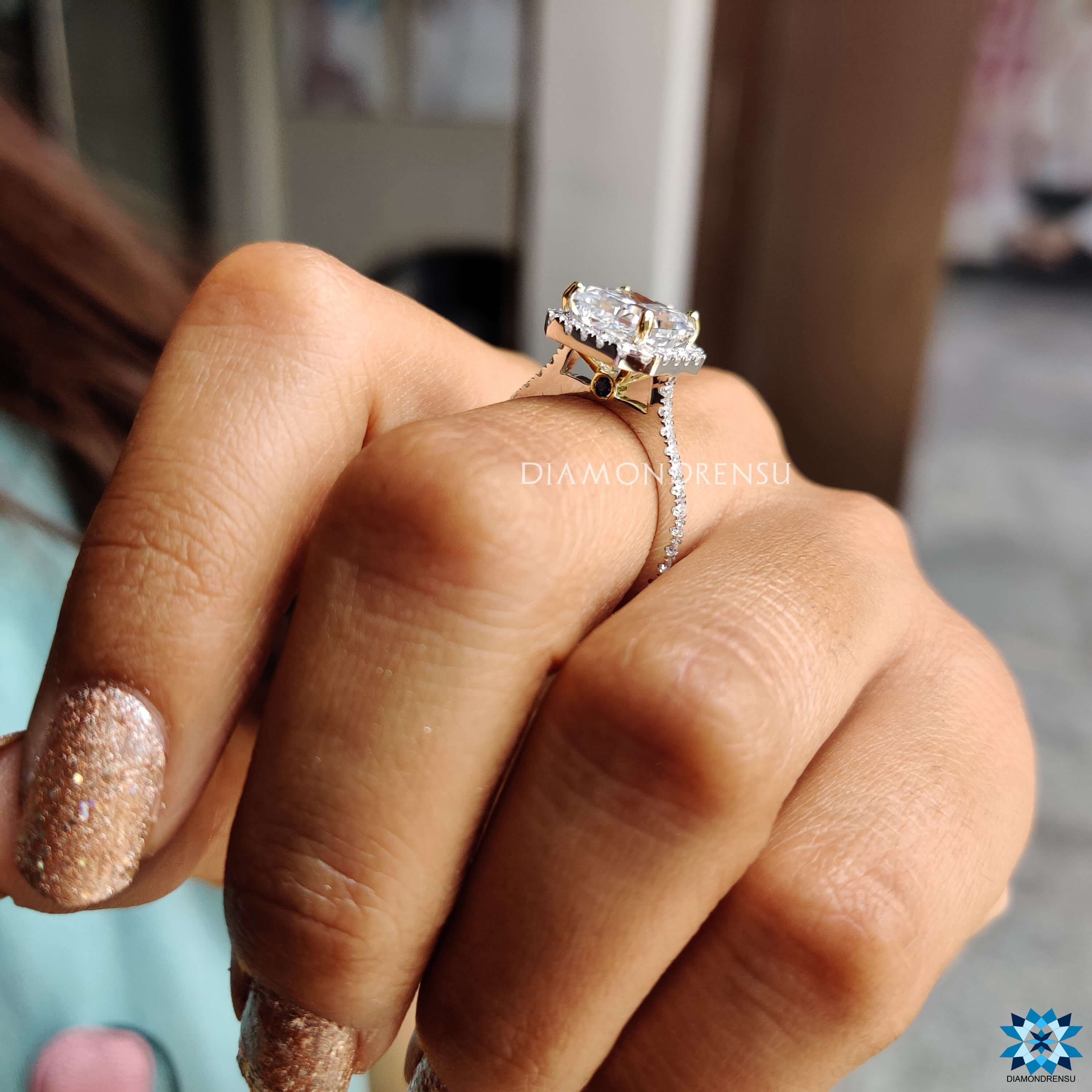 best moissanite engagement rings - diamondrensu