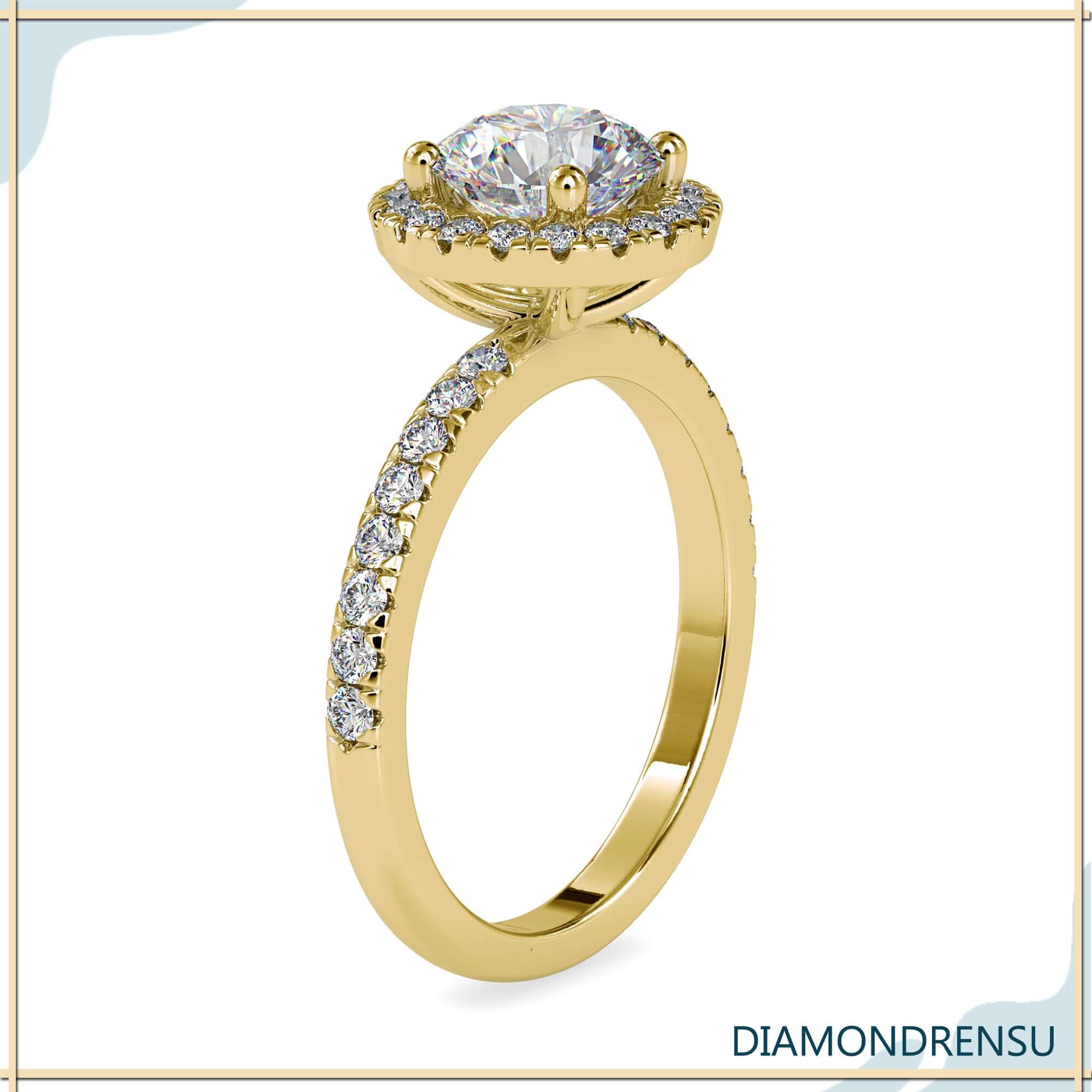 round cut ring - diamondrensu