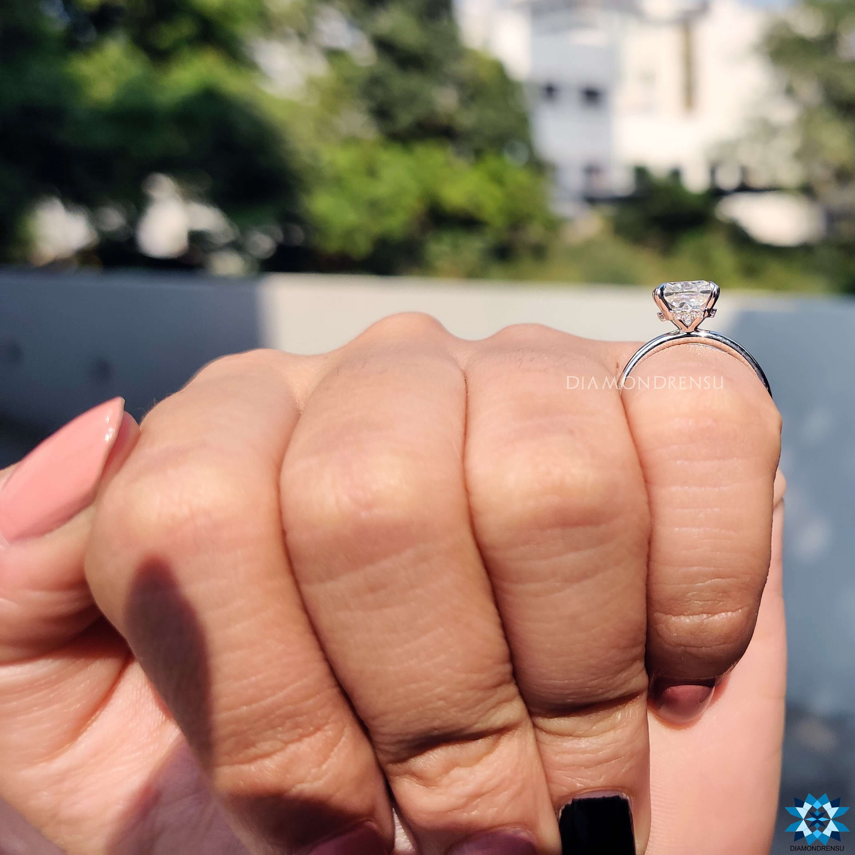 customized engagement ring - diamondrensu