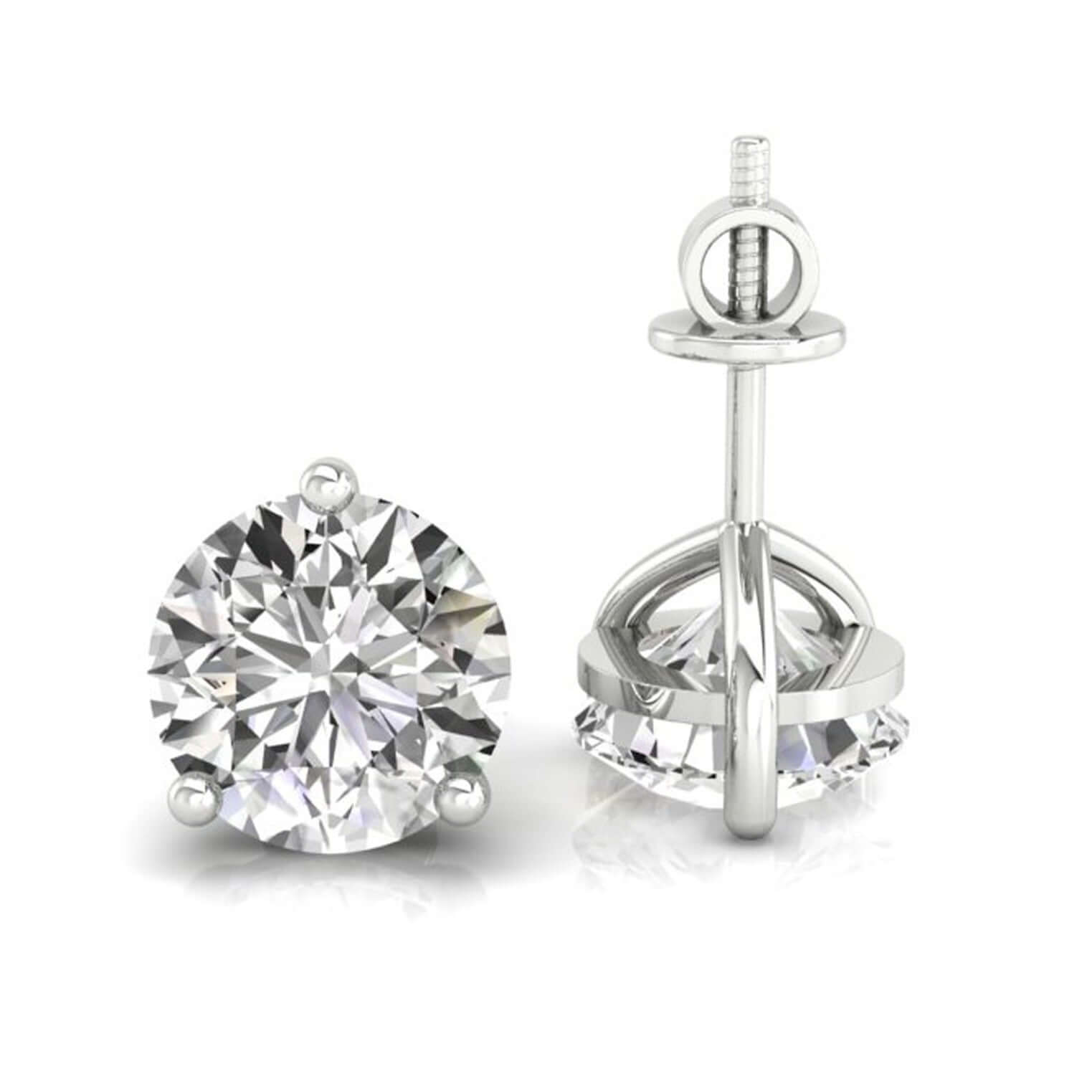 moissanite earrings - diamondrensu