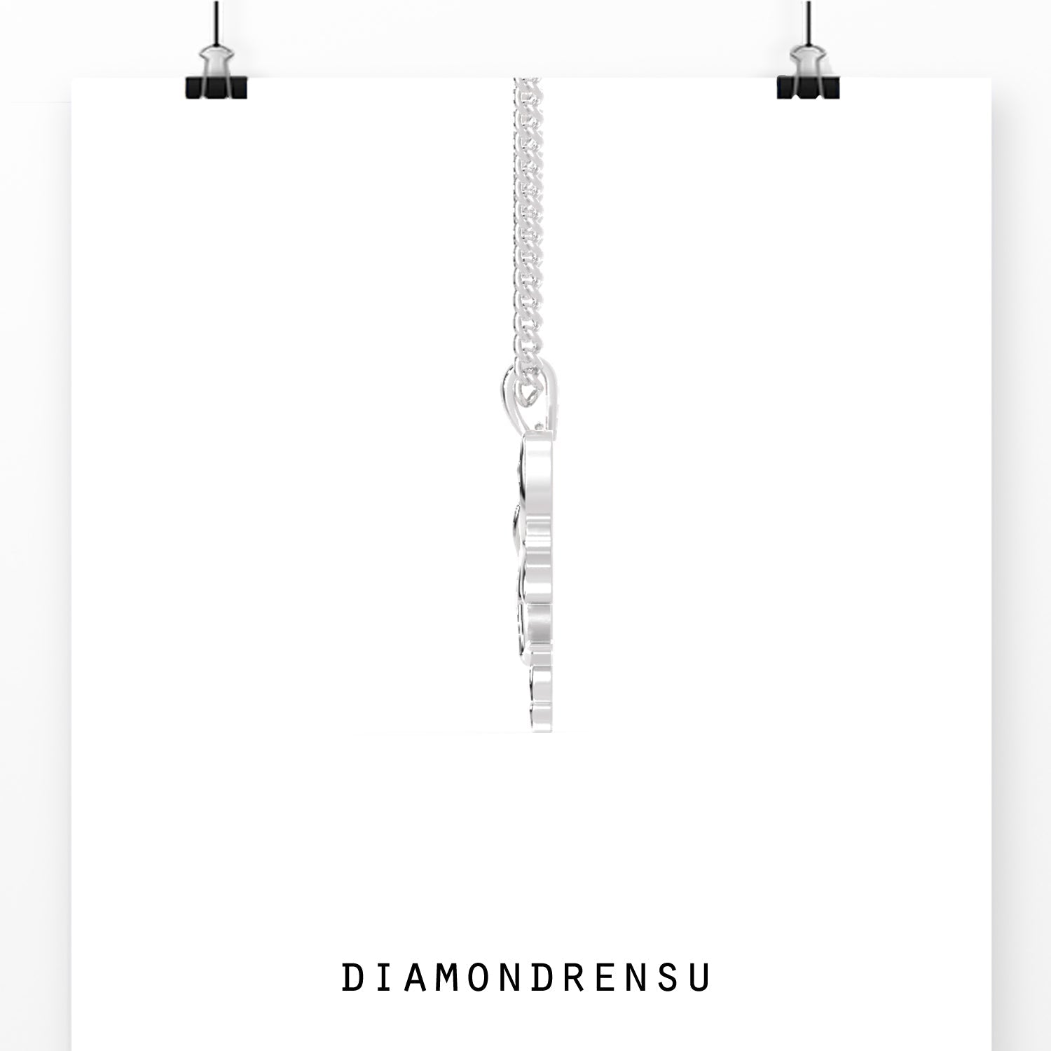 moissanite pendant - diamondrensu