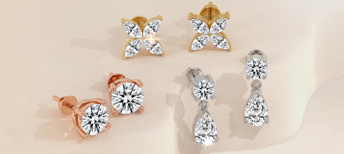 Lab Grown Diamond Earrings