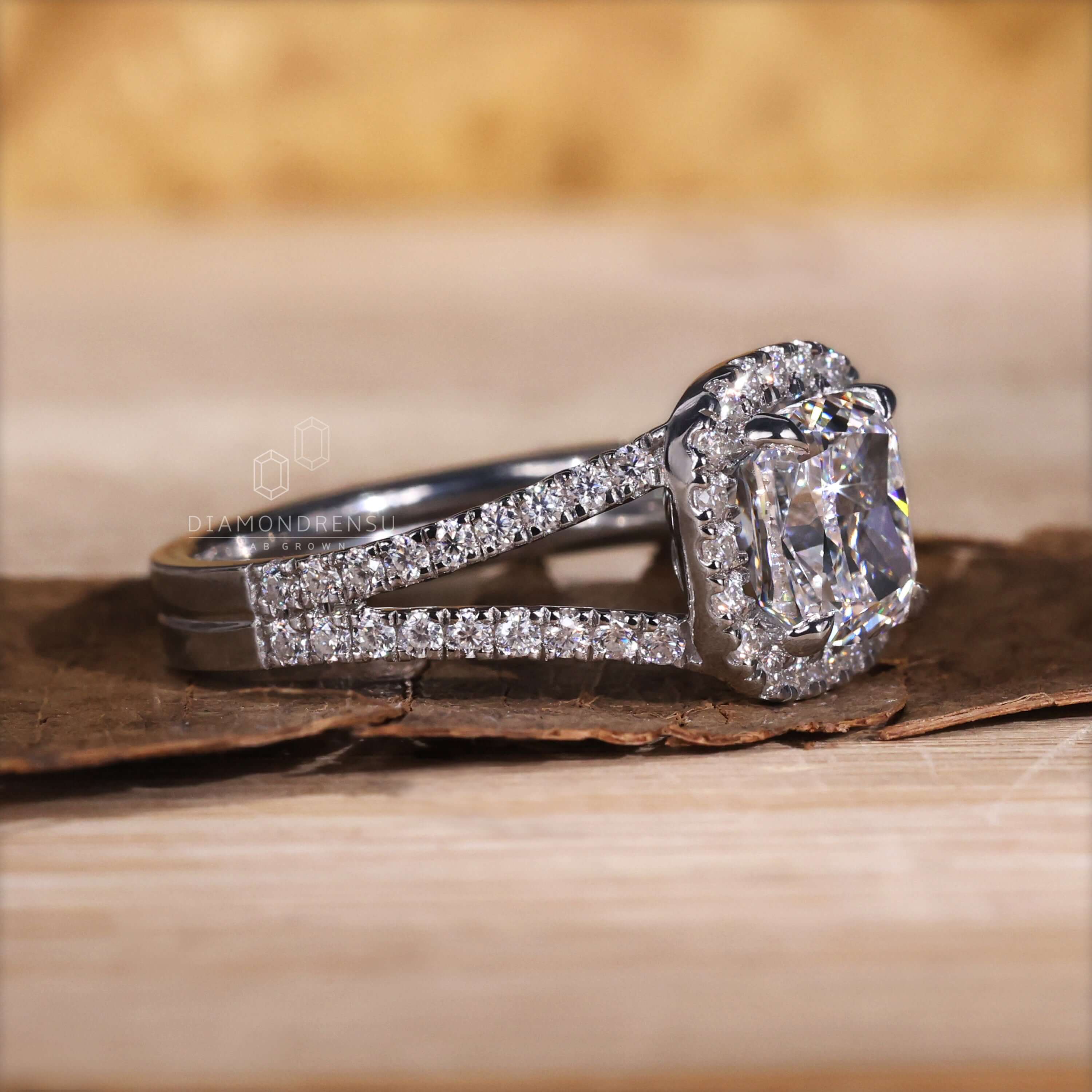 lab grown diamond engagement ring - diamondrensu