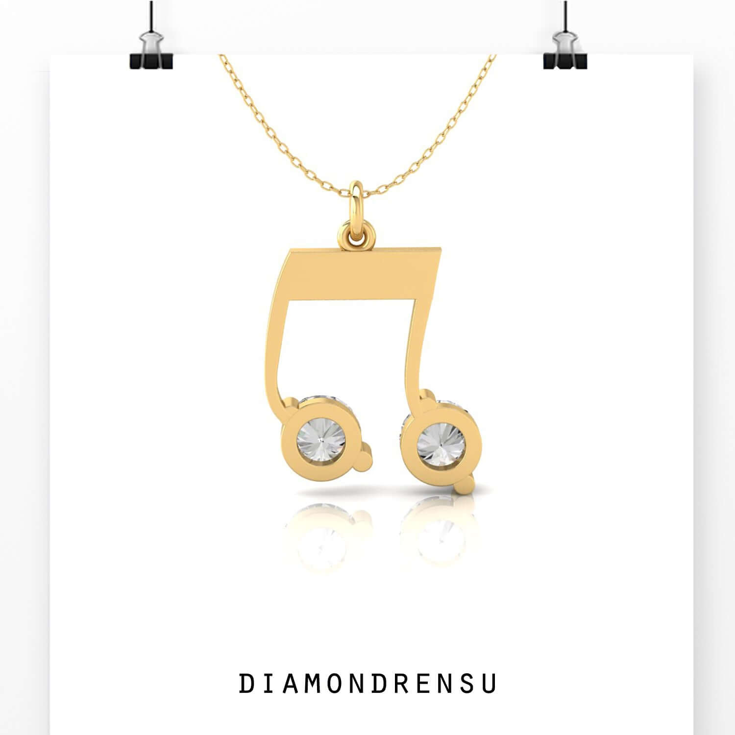 music pendant - diamondrensu