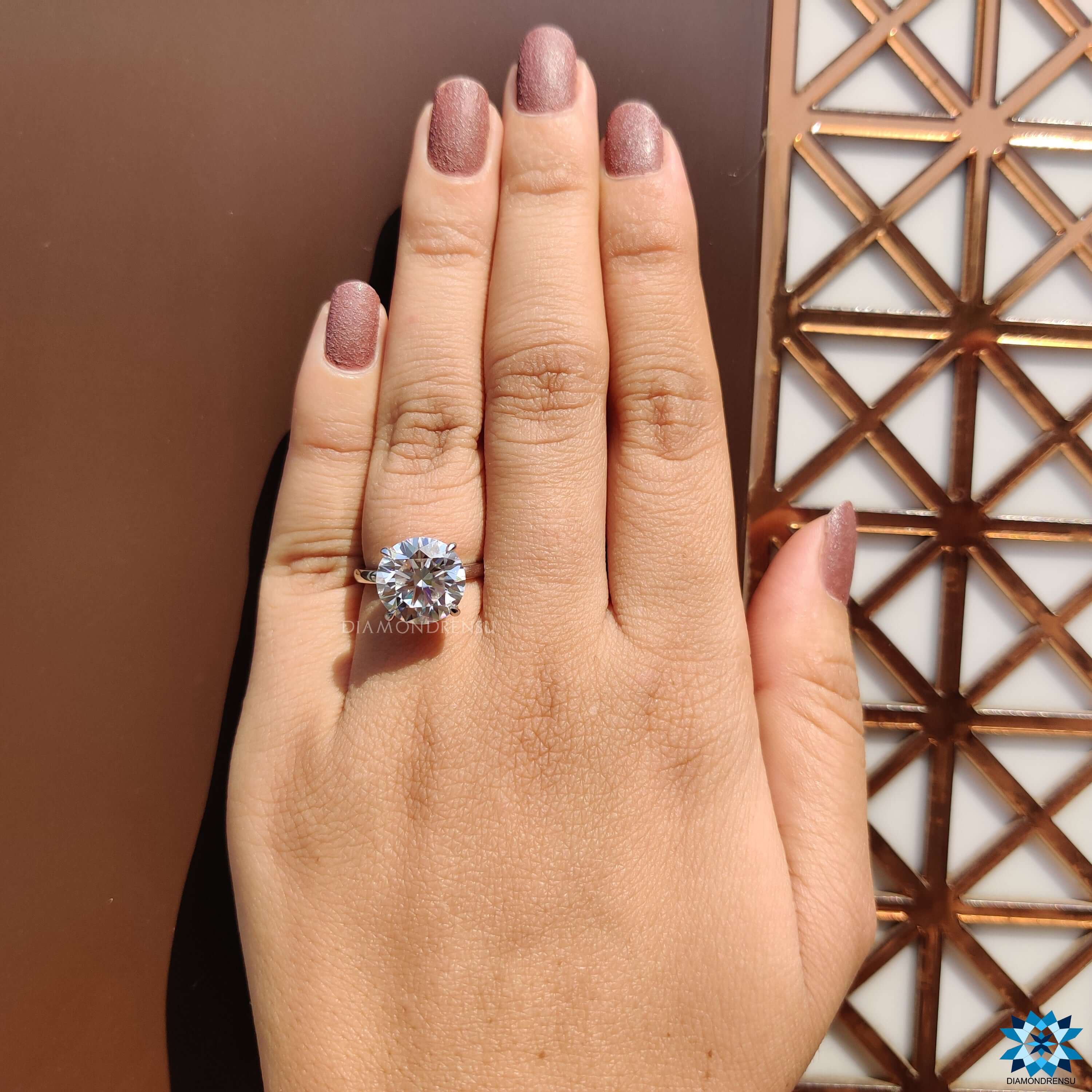 unique moissanite engagement rings - diamondrensu