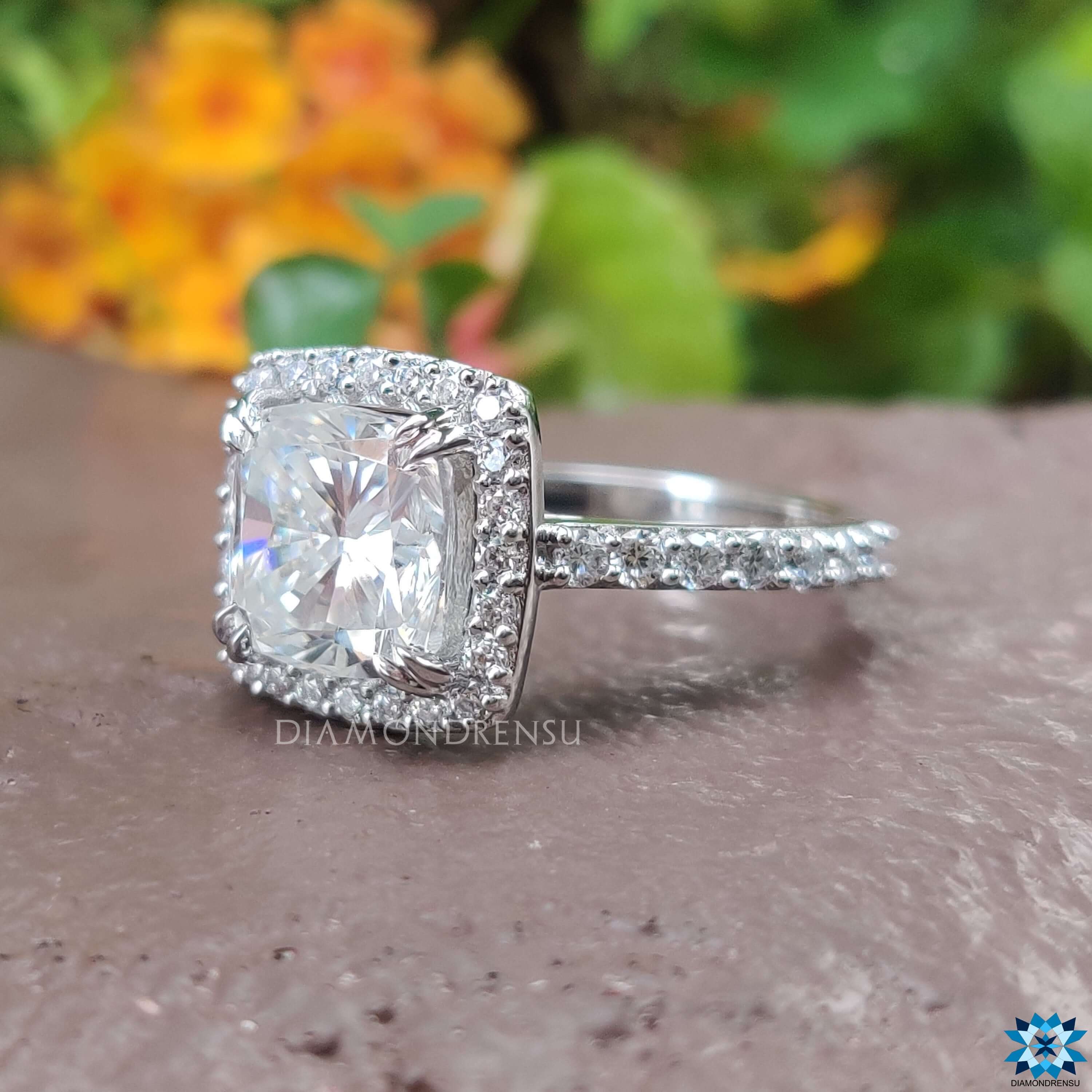 affordable moissanite engagement rings - diamondrensu