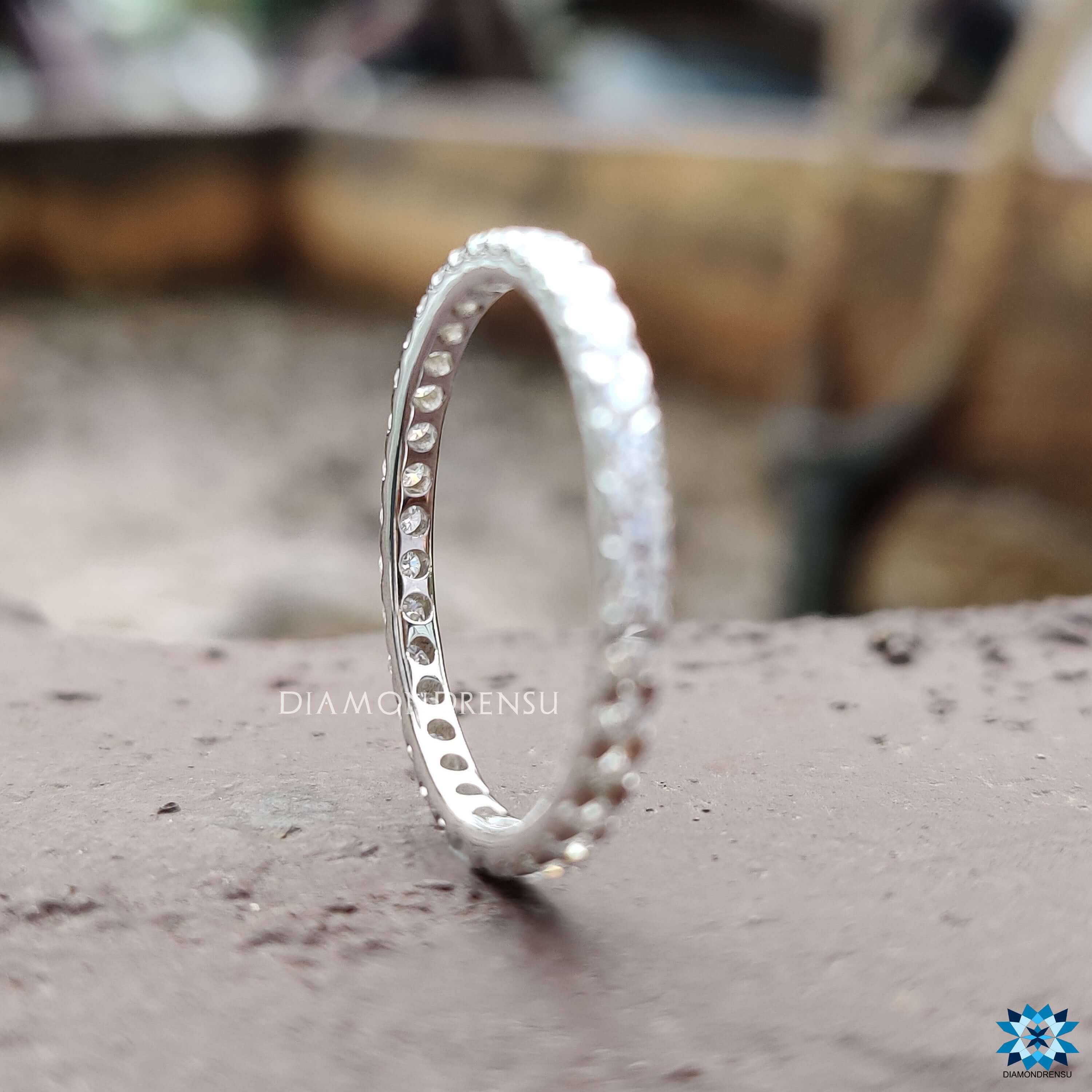 moissanite wedding bands - diamondrensu